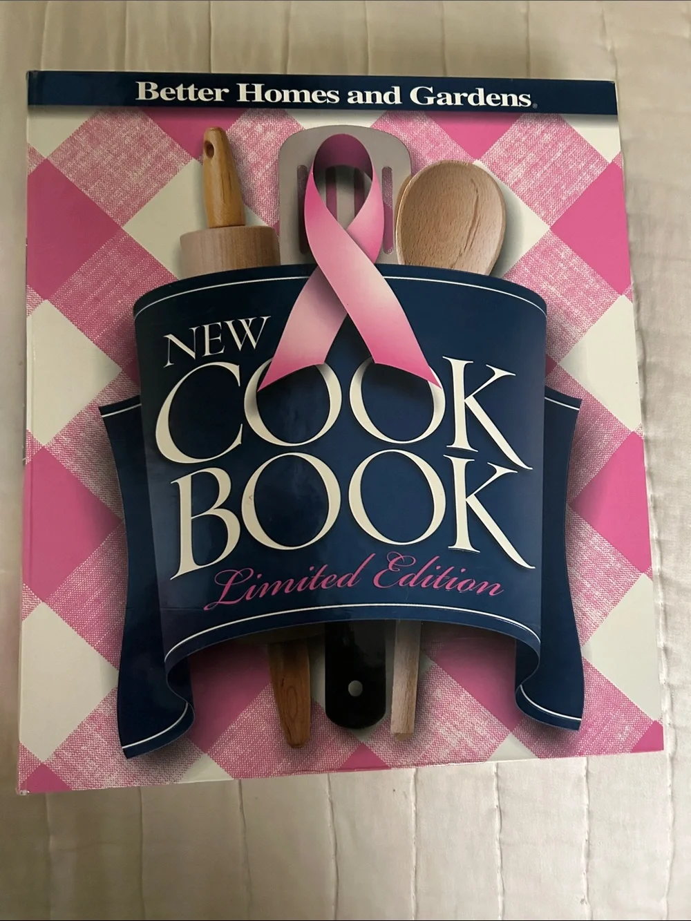 Better Homes And Gardens Pink and Navy 'New Cook Book' Limited Edition